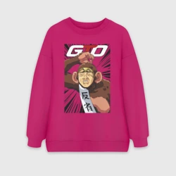 Женский свитшот oversize без начеса хлопок Onizuka gorilla