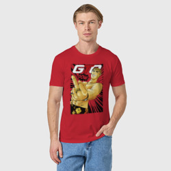 Мужская футболка хлопок Onizuka fuck pow - фото 2