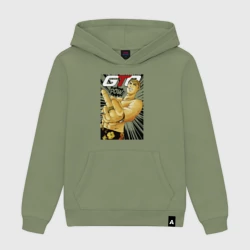 Женская толстовка хлопок Onizuka fuck pow