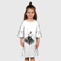 Детское платье 3D Девушка балерина - фото 2