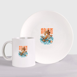 Набор: тарелка + кружка Great Ramen Dragon