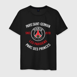 Мужская футболка хлопок Paris Saint - Germain ПСЖ футбол