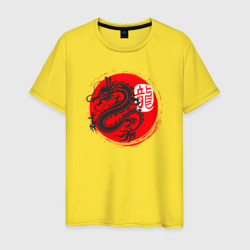 Мужская футболка хлопок Ниндзя дракон Япония