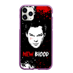 Чехол для iPhone 11 Pro Max матовый Декстер Новая Кровь Dexter New Blood