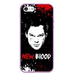 Чехол для iPhone 5/5S матовый Декстер Новая Кровь Dexter New Blood