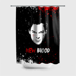 Штора 3D для ванной Декстер Новая Кровь Dexter New Blood