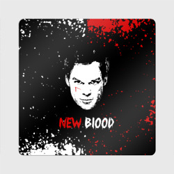 Магнит виниловый Квадрат Декстер Новая Кровь Dexter New Blood