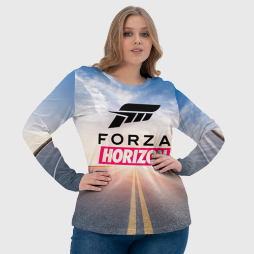 Женский лонгслив 3D Forza Horizon 5 Форза Хорайзен, цвет 3D печать - фото 6
