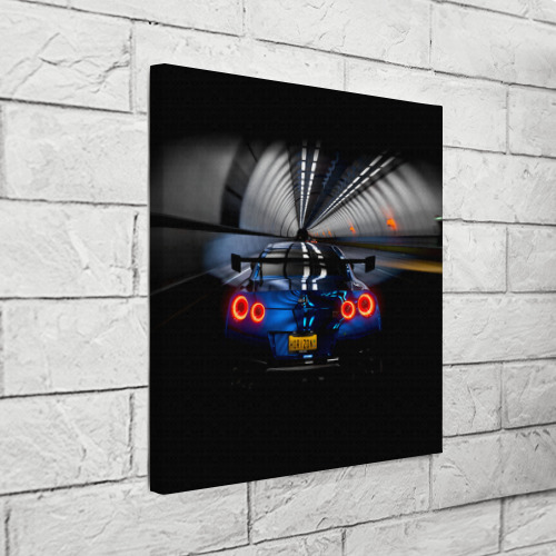 Холст квадратный Форза Хорайзен Гонки Forza GTR Nissan, цвет 3D печать - фото 3