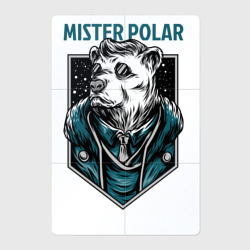 Магнитный плакат 2Х3 Mister Polar in glasses 