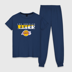 Женская пижама хлопок LA Lakers NBA Лейкерс НБА