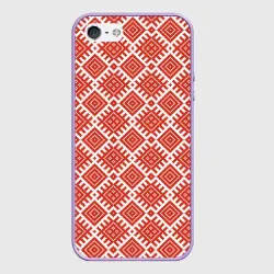 Чехол для iPhone 5/5S матовый Славянская Обережная Вышивка Плодородие