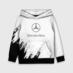 Детская толстовка 3D [Mercedes-Benz] - White texture