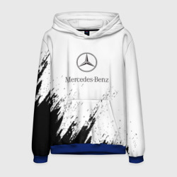 Мужская толстовка 3D [Mercedes-Benz] - White texture