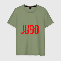 Дзюдо - Спорт – Мужская футболка хлопок с принтом купить со скидкой в -20%