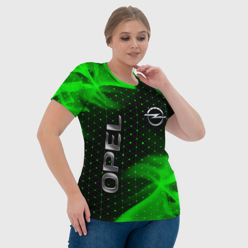 Женская футболка 3D Опель Огонь, цвет 3D печать - фото 6