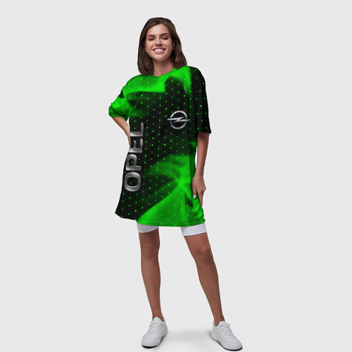 Платье-футболка 3D Опель Огонь, цвет 3D печать - фото 5