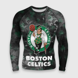 Мужской рашгард 3D Бостон Селтикс, Boston Celtics, НБА