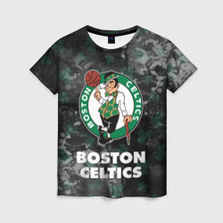 Женская футболка 3D Бостон Селтикс, Boston Celtics, НБА
