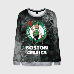 Мужской свитшот 3D Бостон Селтикс, Boston Celtics, НБА