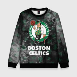 Детский свитшот 3D Бостон Селтикс, Boston Celtics, НБА