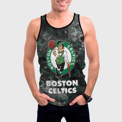 Мужская майка 3D Бостон Селтикс, Boston Celtics, НБА - фото 2