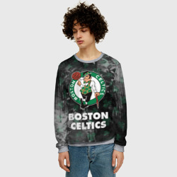 Мужской свитшот 3D Бостон Селтикс, Boston Celtics, НБА - фото 2