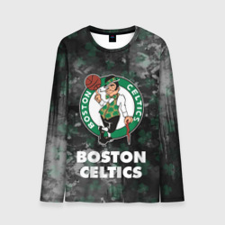 Мужской лонгслив 3D Бостон Селтикс, Boston Celtics, НБА