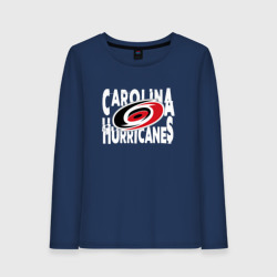 Женский лонгслив хлопок Каролина Харрикейнз, Carolina Hurricanes