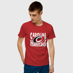 Мужская футболка хлопок Каролина Харрикейнз, Carolina Hurricanes - фото 2