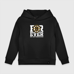 Детское худи Oversize хлопок Forever not just when We win, Boston Bruins, Бостон Брюинз