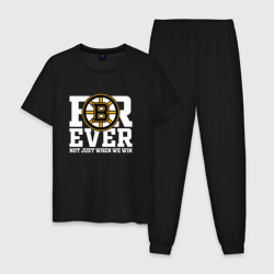 Мужская пижама хлопок Forever not just when We win, Boston Bruins, Бостон Брюинз