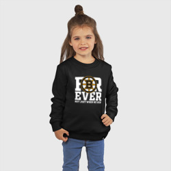 Детский свитшот хлопок Forever not just when We win, Boston Bruins, Бостон Брюинз - фото 2