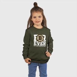 Детский свитшот хлопок Forever not just when We win, Boston Bruins, Бостон Брюинз - фото 2