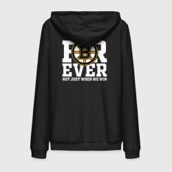 Мужская толстовка на молнии хлопок Forever not just when We win, Boston Bruins, Бостон Брюинз