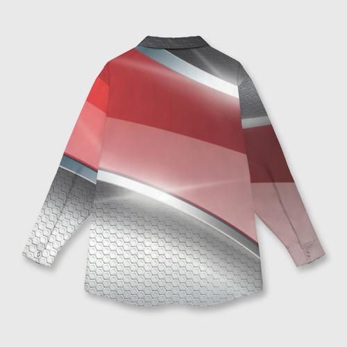 Мужская рубашка oversize 3D с принтом Honda Текстура, вид сзади #1