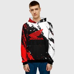 Мужская толстовка 3D Honda Logo Auto - фото 2