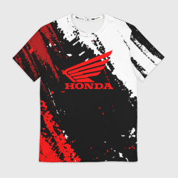 Мужская футболка 3D Honda Logo Auto
