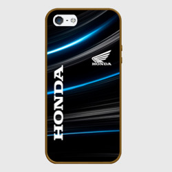 Чехол для iPhone 5/5S матовый Honda Хонда