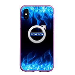 Чехол для iPhone XS Max матовый [Volvo] - Огонь