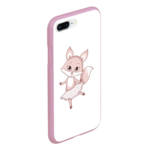 Чехол для iPhone 7Plus/8 Plus матовый Розовая лиса - фото 3