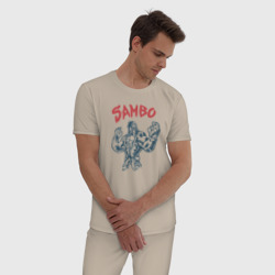 Мужская пижама хлопок Самбо горилла в ярости - фото 2
