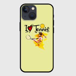 Чехол для iPhone 13 mini Я Люблю Tennis