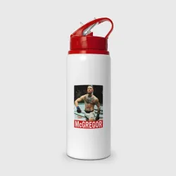Бутылка для воды с трубочкой Конор МакГрегор McGregor