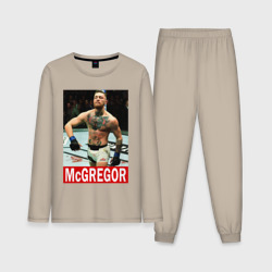 Мужская пижама с лонгсливом хлопок Конор МакГрегор McGregor