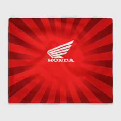 Плед 3D Honda красные линии