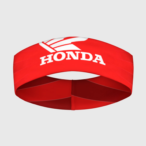 Повязка на голову 3D Honda красные линии