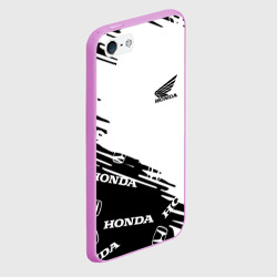 Чехол для iPhone 5/5S матовый Honda sport pattern - фото 2