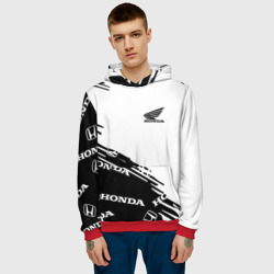 Мужская толстовка 3D Honda sport pattern - фото 2