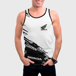 Мужская майка 3D Honda sport pattern - фото 2